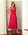 Vestido Midi Em Chiffon Texturizado Donna Ritz - Imagem 3