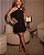 Vestido Curto Halter Fivela Metal Donna Ritz - Imagem 3