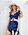 Vestido Midi Em Viscose Decote V Mangas Curtas Floral - Imagem 2