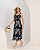 Vestido Midi Em Viscose Twill Bordado Decote Coração - Imagem 5