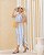Vestido Midi Em Malha de Tricot Listrado - Imagem 2