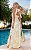 Vestido Midi Em Viscose Estampado Decote Redondo - Imagem 2