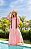 Vestido Midi Em Crepe Bordado Decote Coração - Imagem 4