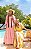 Vestido Midi Em Crepe Bordado Decote Coração - Imagem 5