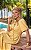 Vestido Midi Em Viscose Com Lastex Cintura - Imagem 3