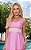 Vestido Midi Viscose Decote Coração e Babados - Imagem 2