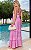 Vestido Midi Viscose Decote Coração e Babados - Imagem 4