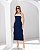 Vestido Midi Decote Reto Bicolor - Imagem 4