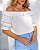 Blusa Em Crepe Com Babados Ombro A Ombro Milalai - Imagem 11