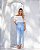 Blusa Em Crepe Com Babados Ombro A Ombro Milalai - Imagem 12