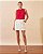 Blusa Crepe Decote Alto Com Pregas e Renda Milalai - Imagem 11
