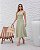 Vestido Midi Linho Com Amarração Posterior - Imagem 8