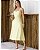 Vestido Midi Linho Com Amarração Posterior - Imagem 6