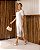 Vestido Midi Em Viscose Bordado Decote Quadrado - Imagem 6