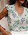 Blusa Floral Cavada Com Babados Doce Flor - Imagem 4