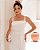 Vestido Midi Em Alfaiataria Alça Decote Reto - Imagem 5