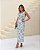 Vestido Longo Floral Decote Degagê Doce Flor - Imagem 1