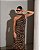 Vestido Midi Em Crepe Um Ombro Animal Print Hirus - Imagem 5