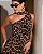 Vestido Midi Em Crepe Um Ombro Animal Print Hirus - Imagem 4