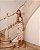 Vestido Midi Em Estampa Floral Gola Laço Doce Flor - Imagem 5