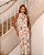 Vestido Midi Em Estampa Floral Gola Laço Doce Flor - Imagem 7