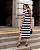 Vestido Listras Decote V Com Bolso - Imagem 6