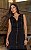 Vestido Midi Em Viscose Decote V Com Pesponto - Imagem 2