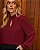 Blusa Crepe Com Gola Alta e Detalhe Vazado Milalai - Imagem 13