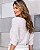 Blusa Tricot Manga Morcego Canelado - Imagem 2