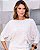 Blusa Tricot Manga Morcego Canelado - Imagem 1