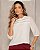 Blusa Viscose Gola Babado Detalhes Renda - Imagem 2
