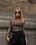 Blusa Em Tule Com Manga Longa Animal Print - Imagem 2
