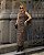Vestido Midi Em Tule Animal Print - Imagem 1