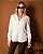 Camisa Em Tricoline Vista Com Botão Forrado Donna Ritz - Imagem 3