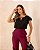 Blusa Gota Em Cetim Gola Canoa - Imagem 2
