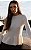 Blusa Tricot Manga Longa Peplum - Imagem 2