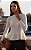 Blusa Tricot Manga Longa Peplum - Imagem 1