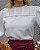 Blusa Em Viscolinho Com Detalhes Em Renda - Imagem 3