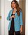 Blazer Boyfriend Alfaiataria Martingale Donna Ritz - Imagem 20
