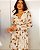 Vestido Curto Transpasse Estampa Exclusiva Donna Ritz - Imagem 4