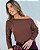 Blusa Decote Canoa Basic Doce Flor - Imagem 2