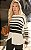 Tricot Cropped Camisa Listrada - Imagem 2