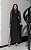 Vestido Midi Alfaiataria Decote V e Fenda Lateral - Imagem 1