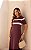Vestido Midi Moletinho Bicolor Com Bolso - Imagem 8