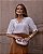 Blusa Em Viscolinho Com Renda - Imagem 1