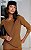 Blusa Em Tricot Decote Redondo Zíper Lateral - Imagem 3