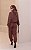 Conjunto Viscose Risca De Giz Com Jaqueta Bomber - Imagem 3