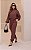 Conjunto Viscose Risca De Giz Com Jaqueta Bomber - Imagem 1