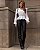 Calça Skinny Em Couro Like - Imagem 4