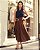 Saia Midi Satin Com Cinto Dourado Doce Flor - Imagem 5